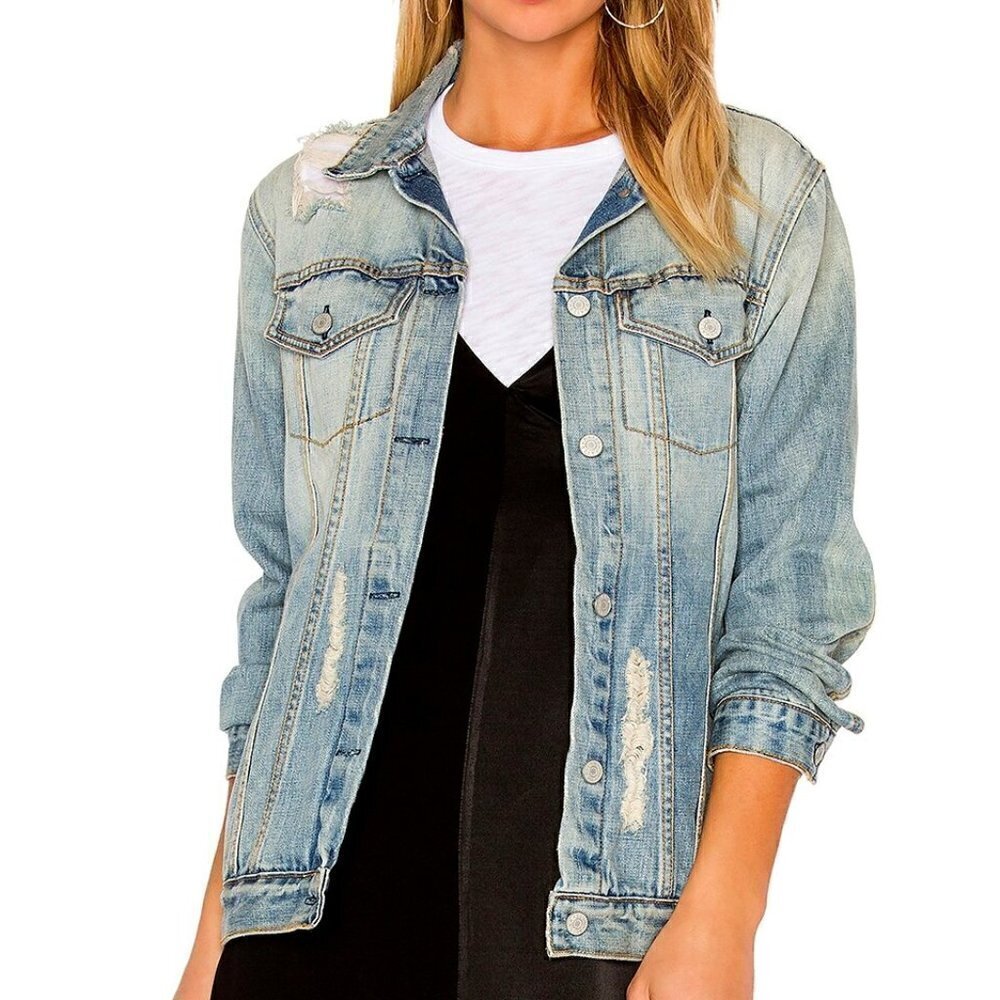 NEW Rails Distress Vintage Wash Cork Jean Jacket